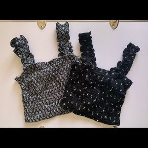 Hollister ruched crop top bundle